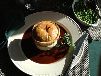 A pastry dish served at Paysanne